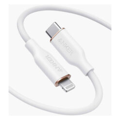 Anker 6ft/1.8m PowerLine III Flow USB-C to Lightning Original Charging Cable – White