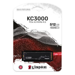 Kingston KC3000 M.2 2280 512GB PCIe 4.0 x4 NVMe 3D TLC Internal Solid State Drive (SSD) SKC3000S/512G