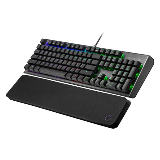 Cooler Master CK550 V2 Gaming Mechanical Keyboard Red Switch with RGB Backlighting, On-The-Fly Controls, and Hybrid Key Rollover