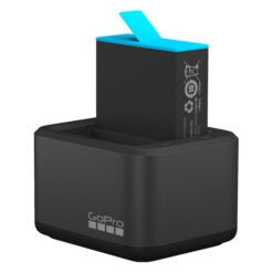 شاحن بطارية مزدوج GoPro HERO10 & HERO9 + 1 بطارية احتياطية