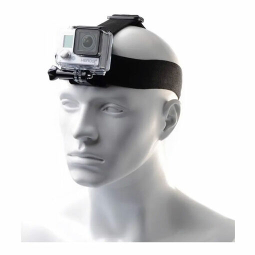 مجموعة حزام الرأس لكاميرا GoPro Hero 10 9 8 7 6 5 أسود