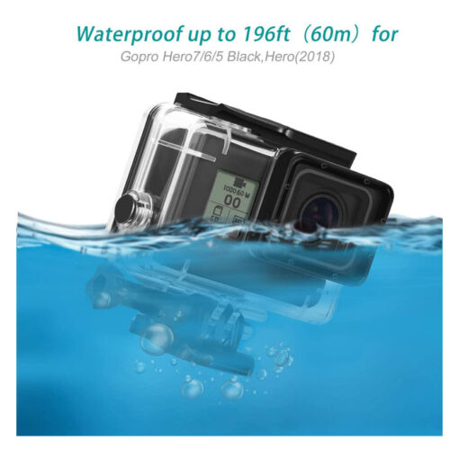 Underwater Original Waterproof Housing Case For GoPro Hero 7/6/5 /Hero 2018 Black Camera –  60 Meter