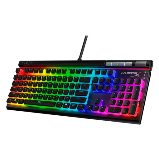 HyperX Alloy Elite 2 – Mechanical Gaming Keyboard, Macro Customization, ABS Pudding Keycaps, Media Controls, RGB LED Backlit, Linear Red Switch