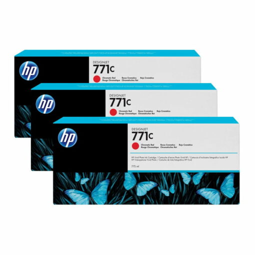 HP 771C Chromatic Red Original Ink (B6Y32A) 3 Pack