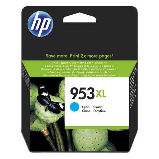 HP 953XL Cyan High Yield Original Ink Cartridge (F6U16AE)
