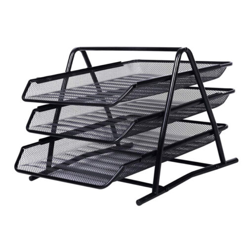 Office Mesh Paper Tray 3 Tier