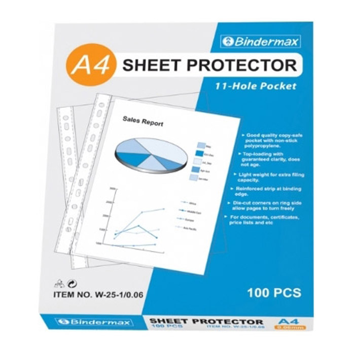 Sheet Protectors Top Load for A4 – 100 Pack  |  Office Solutions  |  Office & School Supplies  |  Filing & Archives  |  Sheet Protectors