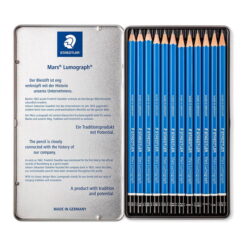 Staedtler Lumograph Graphite(100G12S) Drawing & Sketching Pencils,Soft 12 Pack
