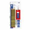 Staedtler (120S1BK10D) Noris Pencils HB with Sharpener and Eraser 10 Pack