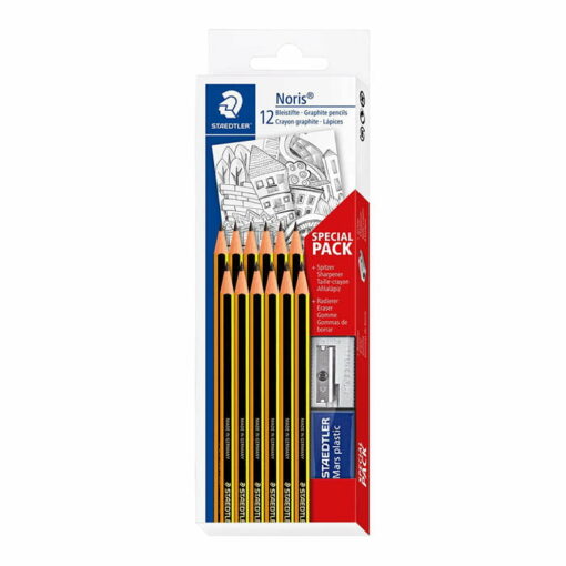 Staedtler (120 SET2) promotionset Noris Pencils, Erasers and Sharpeners