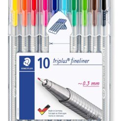 Staedtler Triplus Fineliner Porous Point Pen (334-SB10) 10 pack