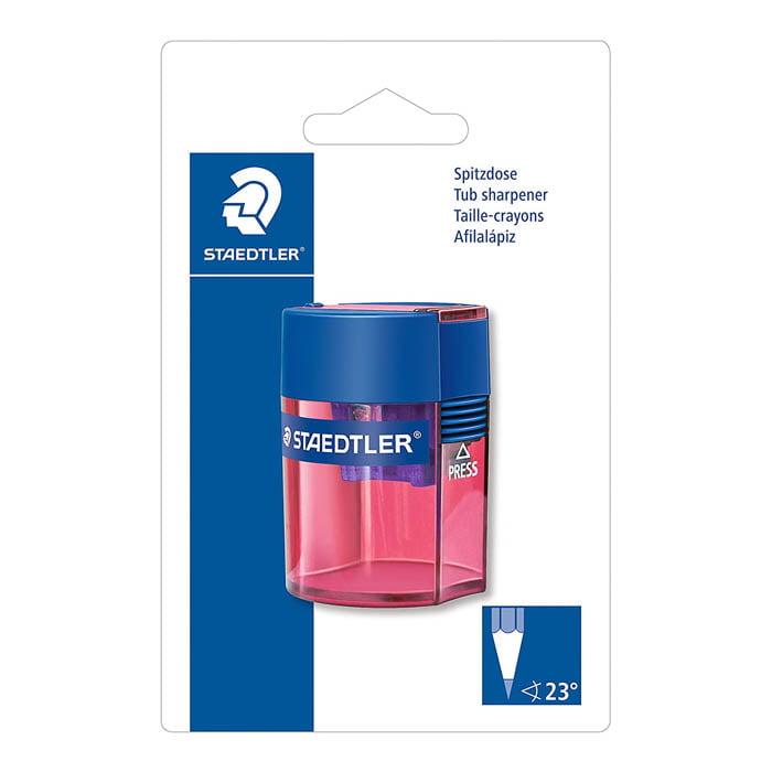 Staedtler (511 006 BK) Tub Pencil Sharpener On Blister Card  |  Office Solutions  |  Office & School Supplies  |  Writing Tools  |  Sharpeners