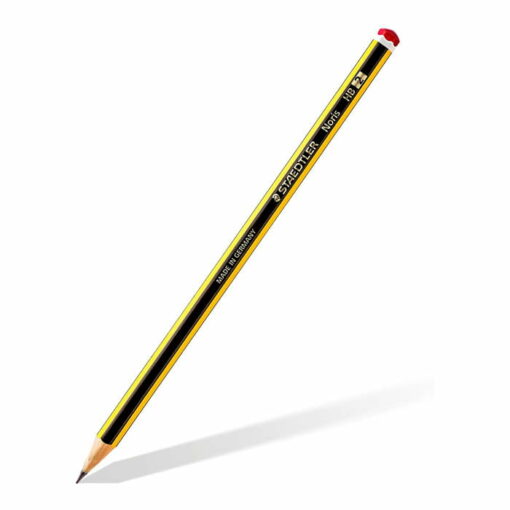Staedtler Noris (61 120P1) Pencil 12 Pack with Free Mars Plastic Eraser