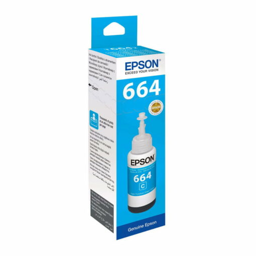 Epson T6642 Cyan Original Ink Bottle (C13T664240) 70ml