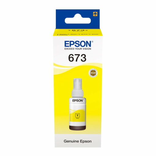 Epson T6734 Yellow Original Ink Bottle (C13T67344A) 70ml