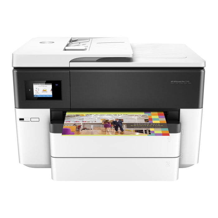 طابعة HP OfficeJet Pro 7740 e-All-in-One ذات التنسيق العريض  |  حلول مكتبية  |  مستلزمات الطابعات والماسحات الضوئية  |  طابعات