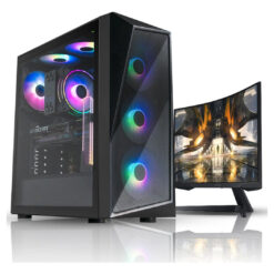 INTEL CORE i5 12400F | RTX 3070 8GB | 16GB RAM DDR4 w/ Samsung Odyssey G5 27” (2k-165Hz) – Custom Gaming Desktop