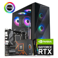 AMD RYZEN 5 7600X | RTX 4060 Ti 8GB | 16GB RAM – Custom Gaming Desktop