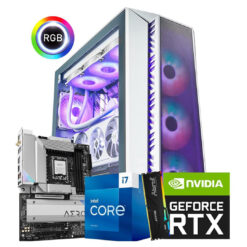 INTEL CORE i7 13700F | RTX 4080 16GB | DDR5 32GB RAM – White Custom Gaming Desktop