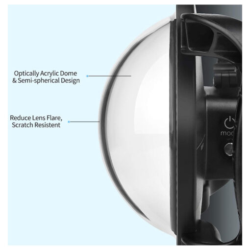 SHOOT Dome Port Lens for GoPro Hero 11/10/ 9 Black