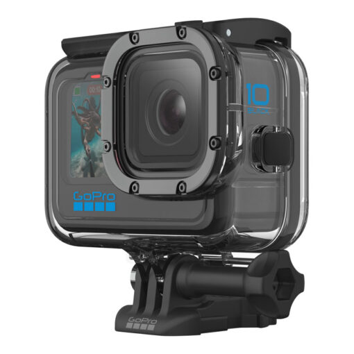 حافظة أصلية مضادة للماء لكاميرا GoPro Hero 9 10 11 12 باللون الأسود - 60 مترًا