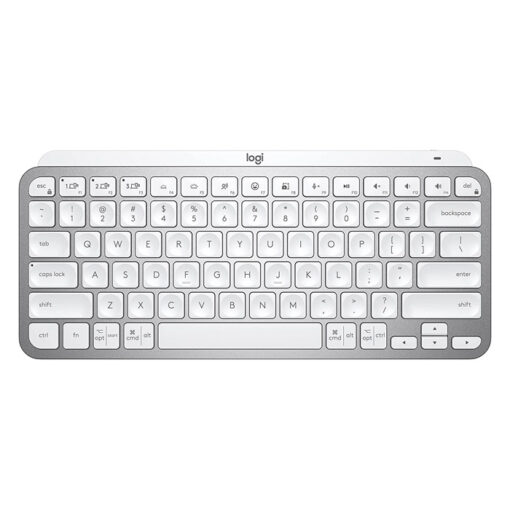 لوحة مفاتيح لوجيتك MX KEYS MINI Minimalist المدمجة اللاسلكية المزودة بتقنية البلوتوث بإضاءة خلفية