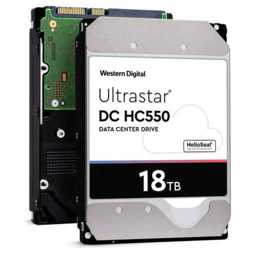 WD 18TB Ultrastar DC HC550: محرك أقراص ثابتة SATA عالي السعة | 7200 دورة في الدقيقة