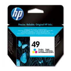 HP 49 Tri-Color Original Ink Cartridge (51649AE)