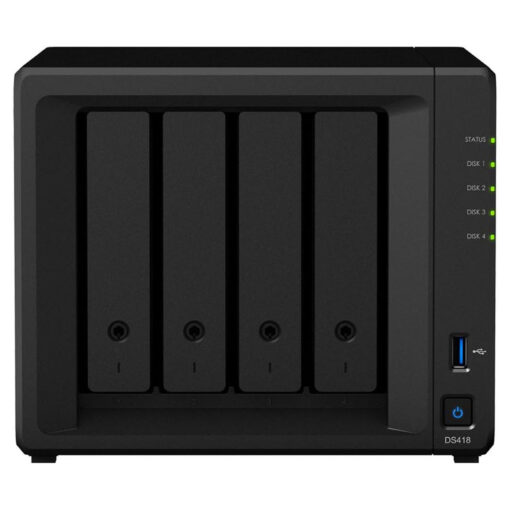 Synology DiskStation DS418: 4-Bay NAS for Home & Office Storage
