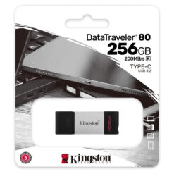 Kingston DataTraveler 80 256GB: Metal-Encased USB Type-C Flash Drive