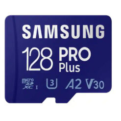 Samsung Pro Plus MicroSDXC U3 128GB + Adapter