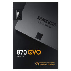 Samsung 870 QVO 1TB: SATA (2.5″) Internal Solid State Drive (SSD)