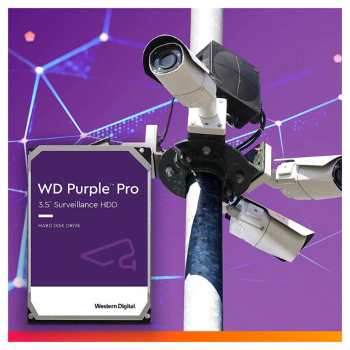WD 12TB WD Purple Pro Surveillance Hard Drive: 3.5″ SATA 7200 RPM