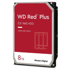 WD Red Plus NAS Internal HDD 8TB: 128 MB Cache | 3.5″ | 5400 RPM
