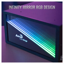 AeroCool Mirage Gold 650W: 80 Plus Gold Fully Modular Power Supply with Stylish ARGB and Infinity Mirror Design