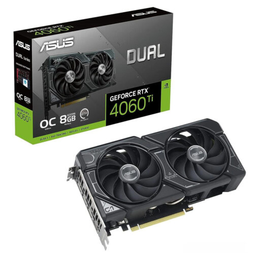 ASUS Dual Power: Dual GeForce RTX 4060 Ti OC Edition 8GB GDDR6 Graphics Card