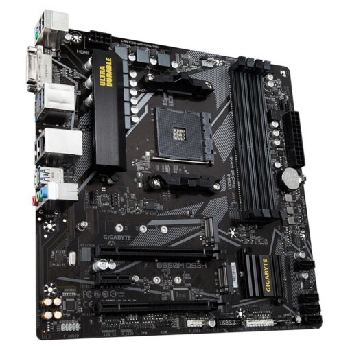 GIGABYTE B550M DS3H: mATX Motherboard, Dual PCIe 4.0/3.0 M.2