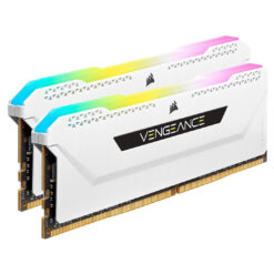 CORSAIR VENGEANCE RGB PRO SL 32GB (2 x 16GB) DDR4 3600MHz CL18 Memory Kit in White