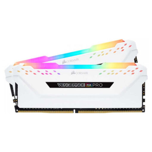 CORSAIR VENGEANCE RGB PRO 16GB (2 x 8GB) DDR4 3200MHz CL16 White Memory Kit
