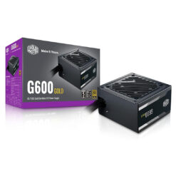 Cooler Master G600: 600W Gold 80+ Certified Power Supply with 120mm HDB Fan (Non-Modular)