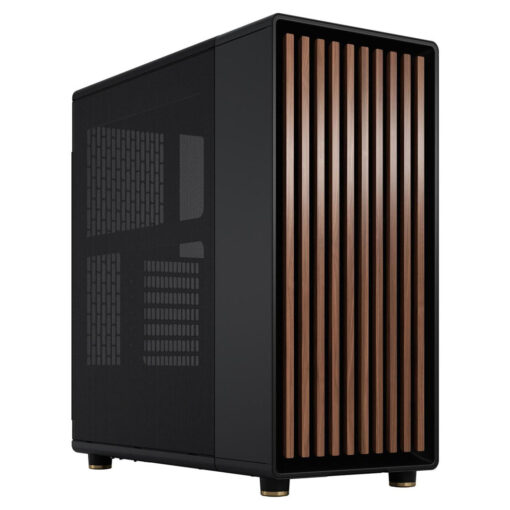Fractal Design North (Charcoal Black Mesh Ventilated Side) Mid-Tower Elegance Front Wood Gaming Case