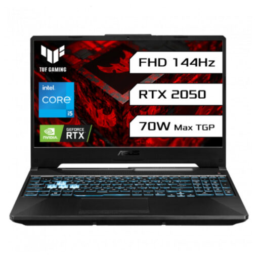 ASUS TUF Gaming F15 – Core i5 RTX 2050 8GB RAM 144Hz