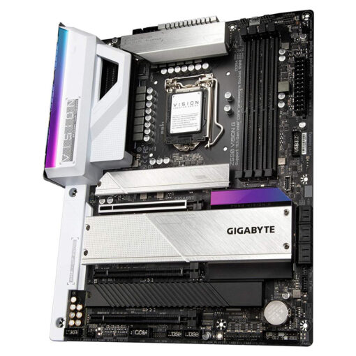 GIGABYTE Z590 Vision G: اللوحة الأم ATX، LGA 1200، 3x M.2، PCIe 4.0، USB 3.2 Gen2X2 Type-C، اللوحة الأم 2.5 جيجابت LAN