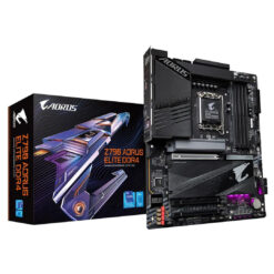 GIGABYTE Z790 AORUS ELITE: ATX Gaming Motherboard for Intel 13th and 12th Series, LGA 1700, DDR4, PCIe 5.0, 4xM.2