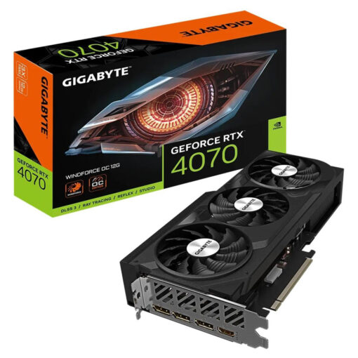GIGABYTE Turbocharged Gaming: GeForce RTX 4070 WINDFORCE OC 12GB GDDR6X Graphics Card