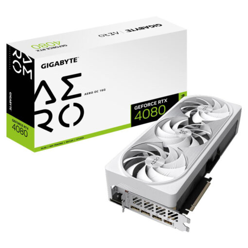 هيمنة التبريد AERO من GIGABYTE: GeForce RTX 4080 AERO OC 16GB GDDR6X، بطاقة رسومات نظام التبريد WINDFORCE