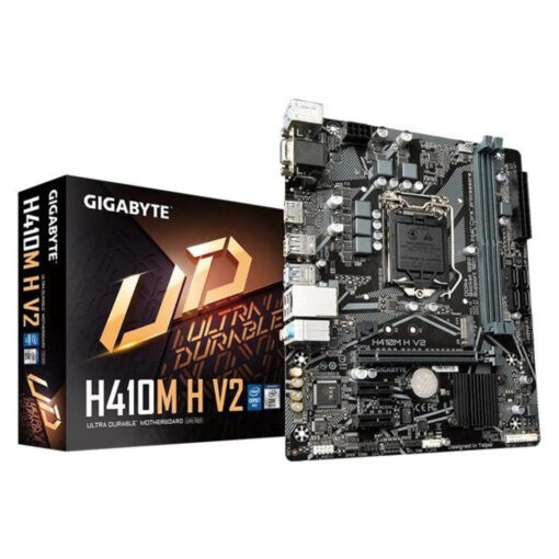 GIGABYTE H410M H V2: MicroATX Motherboard, Intel H410 LGA 1200 USB 3.1 M.2