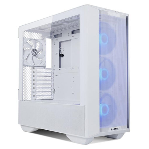 Lian Li LANCOOL 3 (3R-W) MESH (White) ARGB ATX Mid Tower Gaming Case – ARGB Excellence with PWM Fans