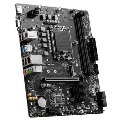MSI PRO B760M-E: اللوحة الأم للألعاب mATX، سلسلة Intel 13th 12th، LGA 1700/DDR4/PCIe 4.0/1xM.2
