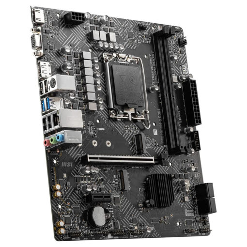 MSI PRO H610M-G DDR5: LGA 1700 Intel 12th PCIe 4.0 USB 3.2 Gen1 M.2 mATX Motherboard